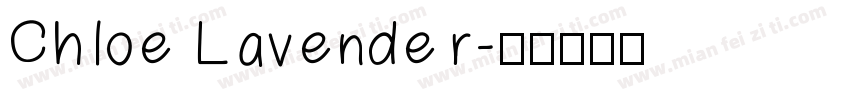 Chloe Lavender字体转换